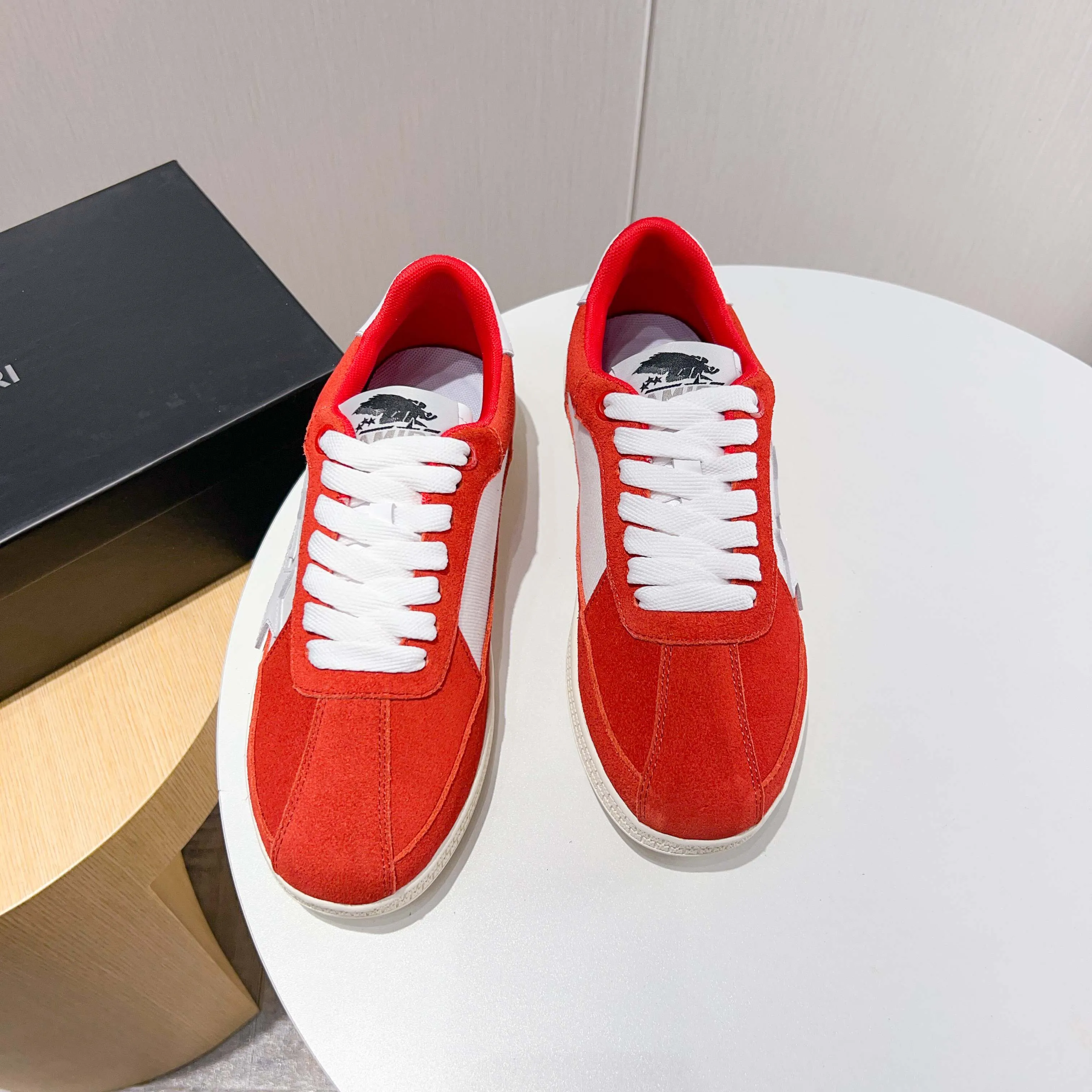 Men's shoes 💰420 [New style] 🌲🌲Balmain - New Amiri trendy shoes, low-top casual sports shoes, the same style as celebrities, made of selected pebbled cowhide and frosted cowhide, original outsole, comfortable on the feet, high-end workmanship, welcome to buy. Size: 39-45 (46 customized)